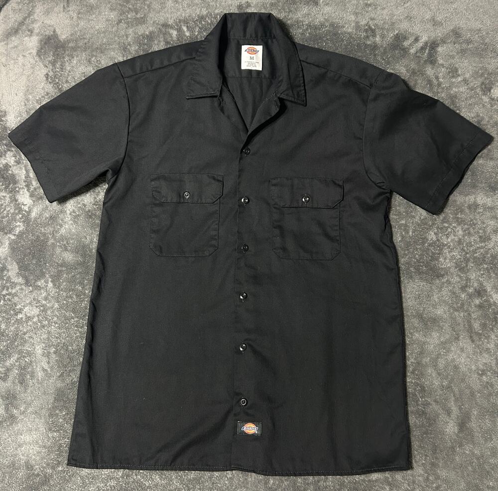 Dickies Black Short Sleeve Work Short